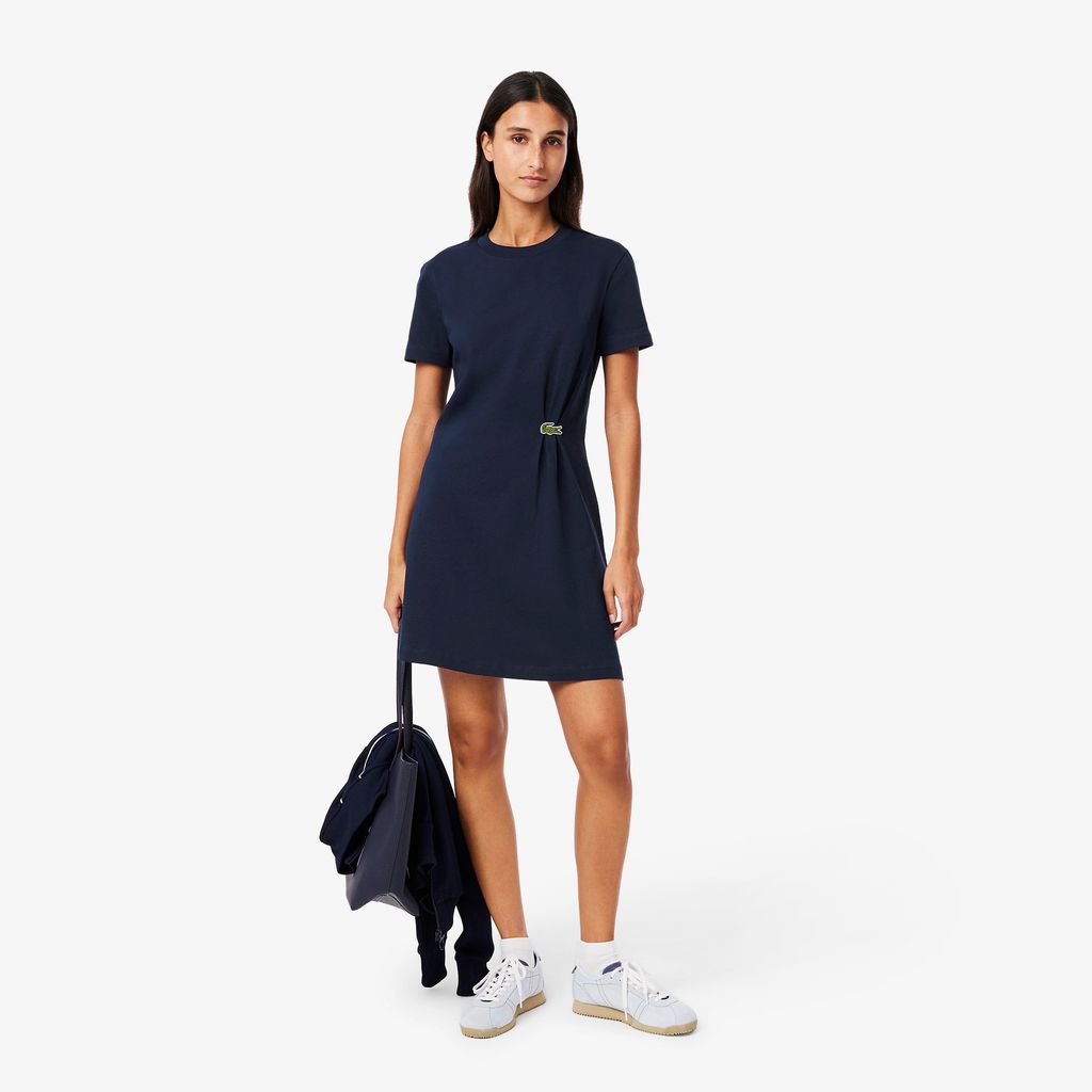 Đầm Thun Lacoste Nữ Xếp Ly