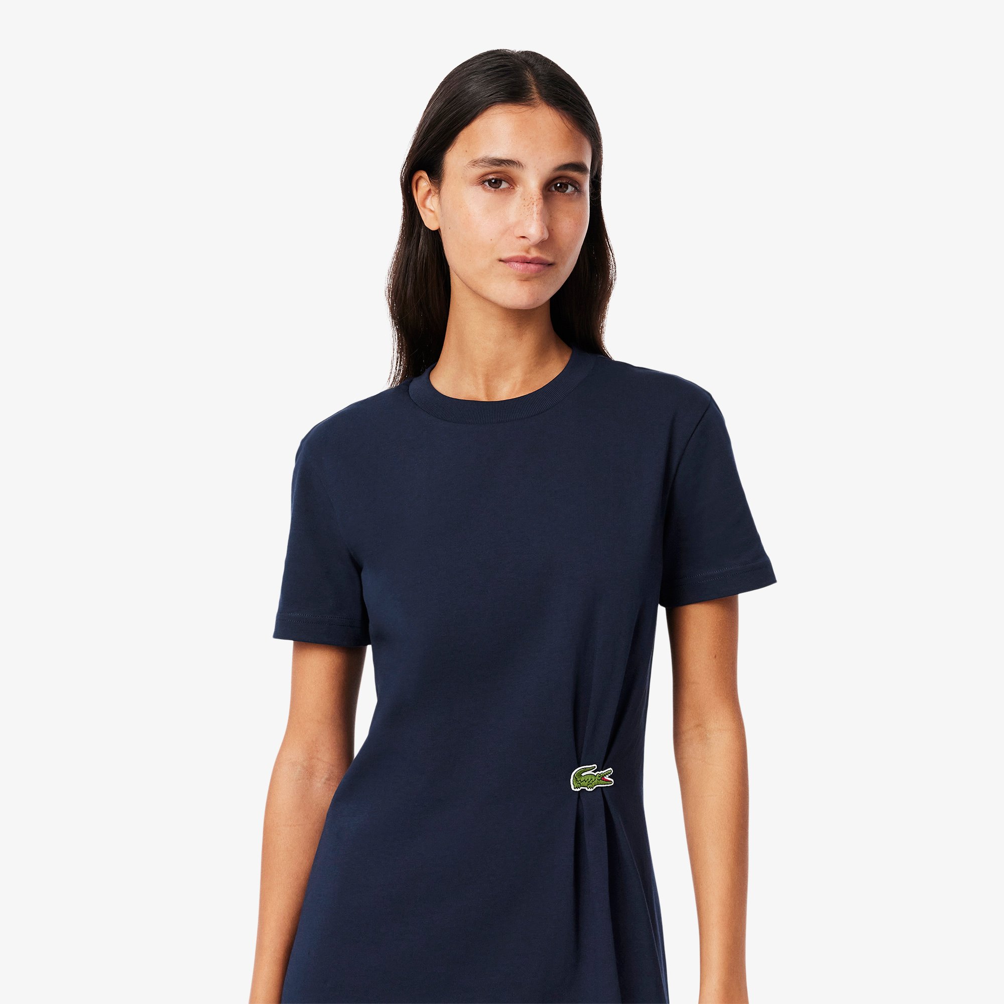 Đầm Thun Lacoste Nữ Xếp Ly