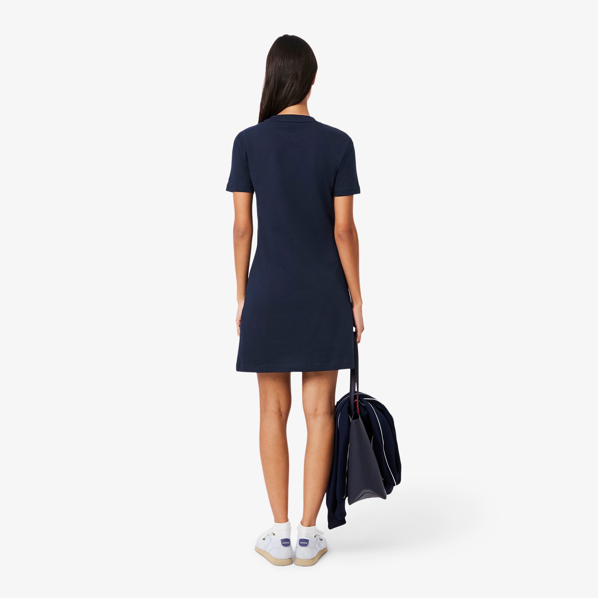 Đầm Thun Lacoste Nữ Xếp Ly