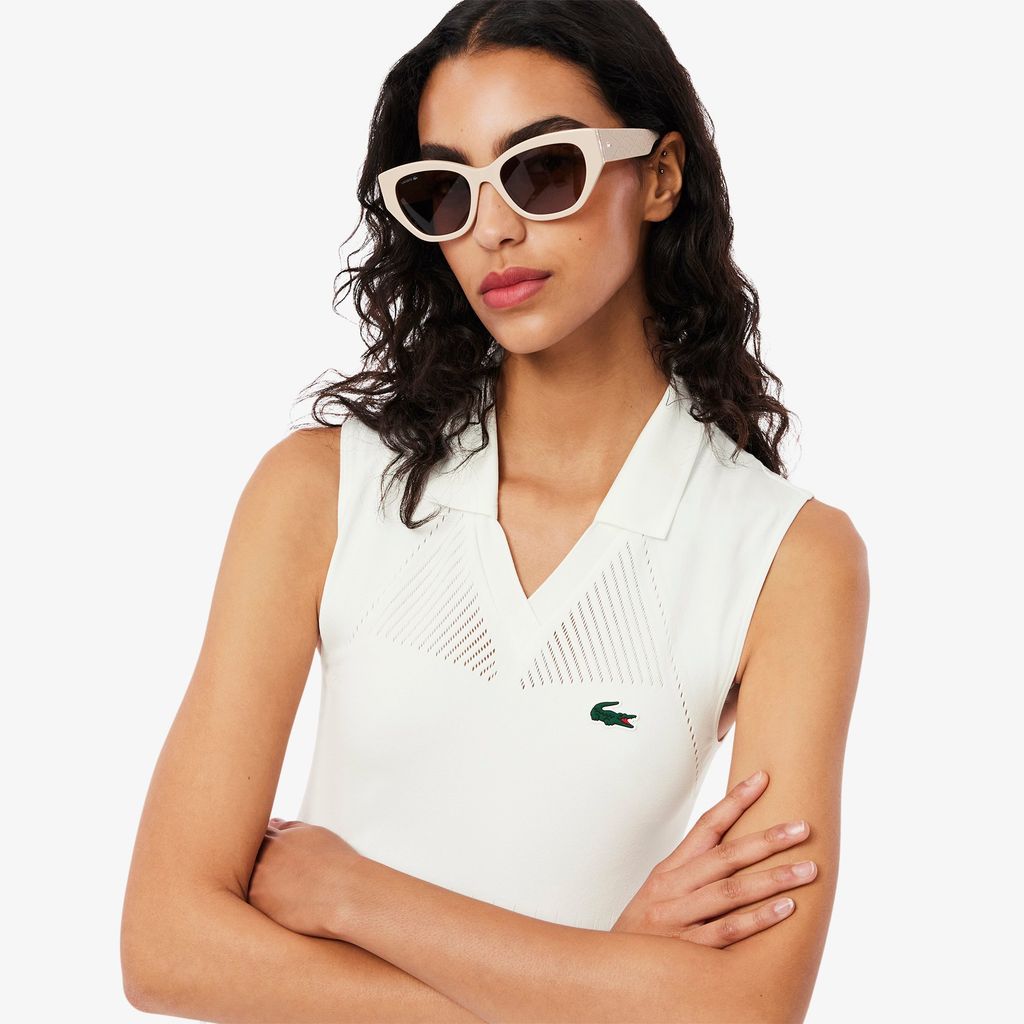 Đầm Và Quần Ngắn Tennis Lacoste Nữ Chất Liệu Co Giãn