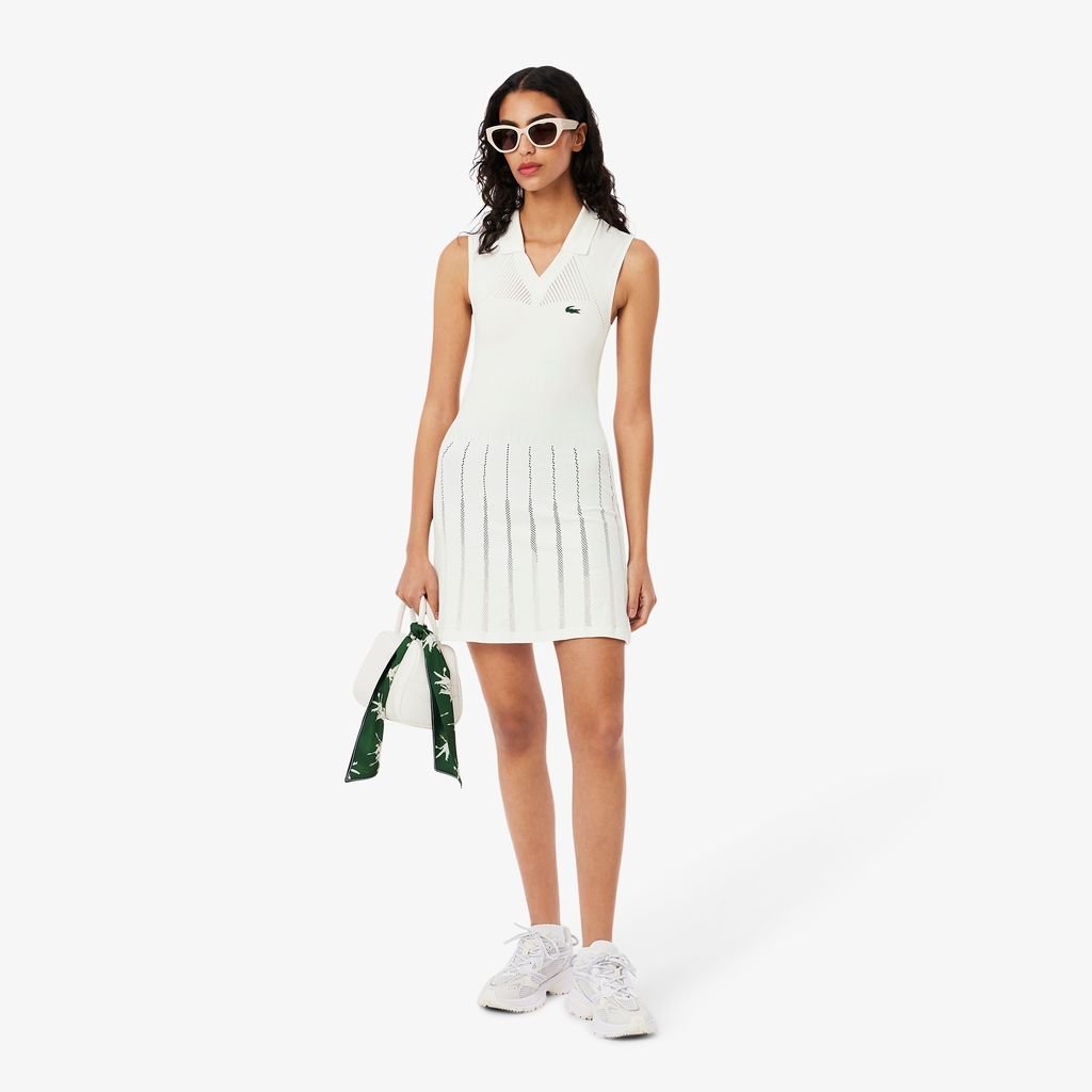 Đầm Và Quần Ngắn Tennis Lacoste Nữ Chất Liệu Co Giãn
