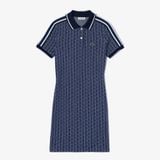 Đầm Lacoste Nữ Ôm Dáng Chất Liệu Jacquard Họa Tiết Monogram