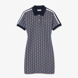 Đầm Polo Lacoste Nữ Ôm Dáng Họa Tiết Monogram