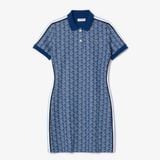 Đầm Polo Lacoste Nữ Ôm Dáng Họa Tiết Monogram