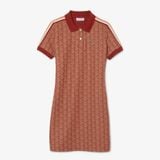 Đầm Polo Lacoste Nữ Ôm Dáng Họa Tiết Monogram