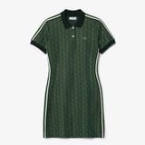Đầm Polo Lacoste Nữ Ôm Dáng Họa Tiết Monogram
