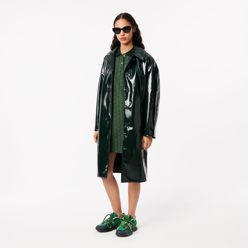 Đầm Polo Lacoste Nữ Ôm Dáng Họa Tiết Monogram