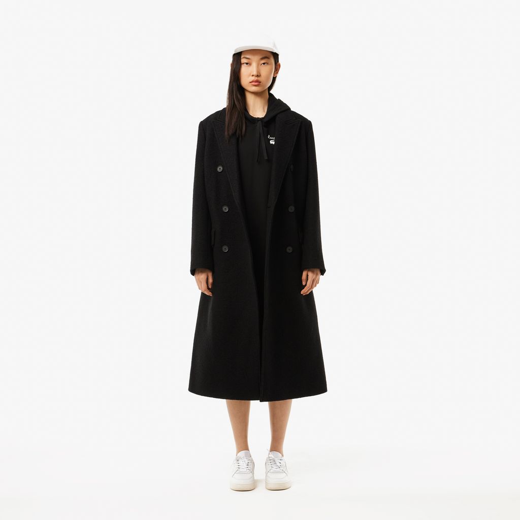 Đầm Thun Lacoste Nữ Oversize Chất Liệu Fleece