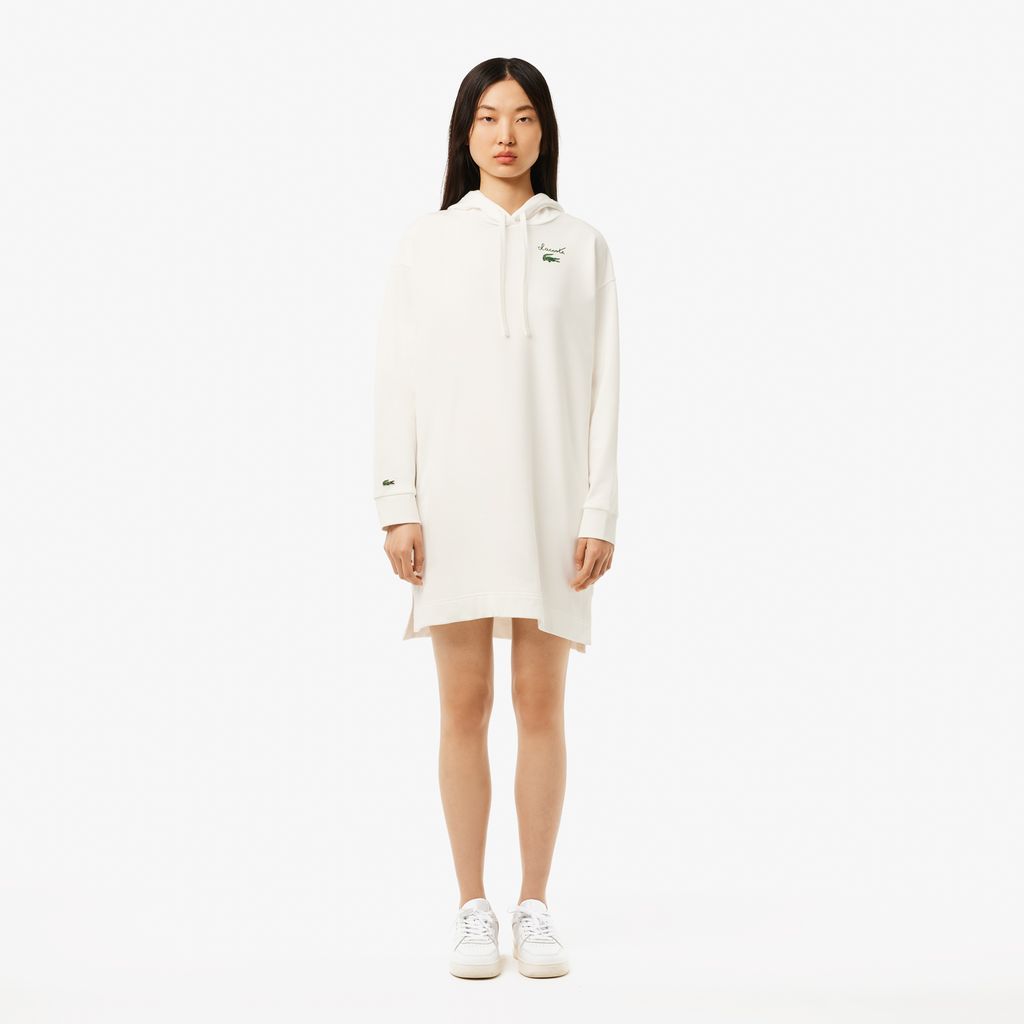 Đầm Thun Lacoste Nữ Oversize Chất Liệu Fleece