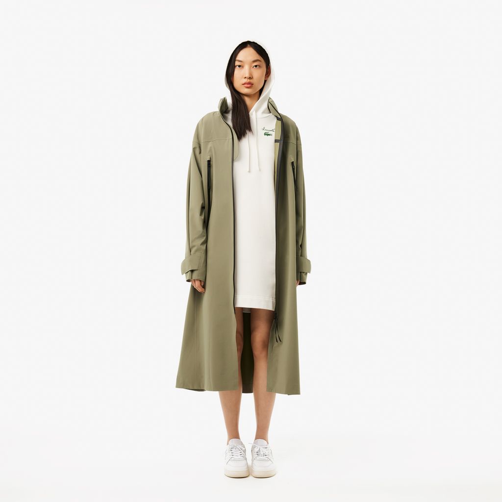 Đầm Thun Lacoste Nữ Oversize Chất Liệu Fleece