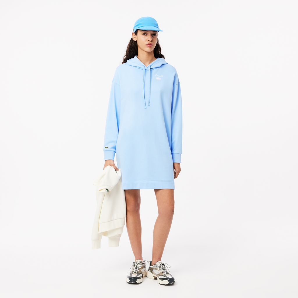 Đầm Thun Lacoste Nữ Oversize Chất Liệu Fleece