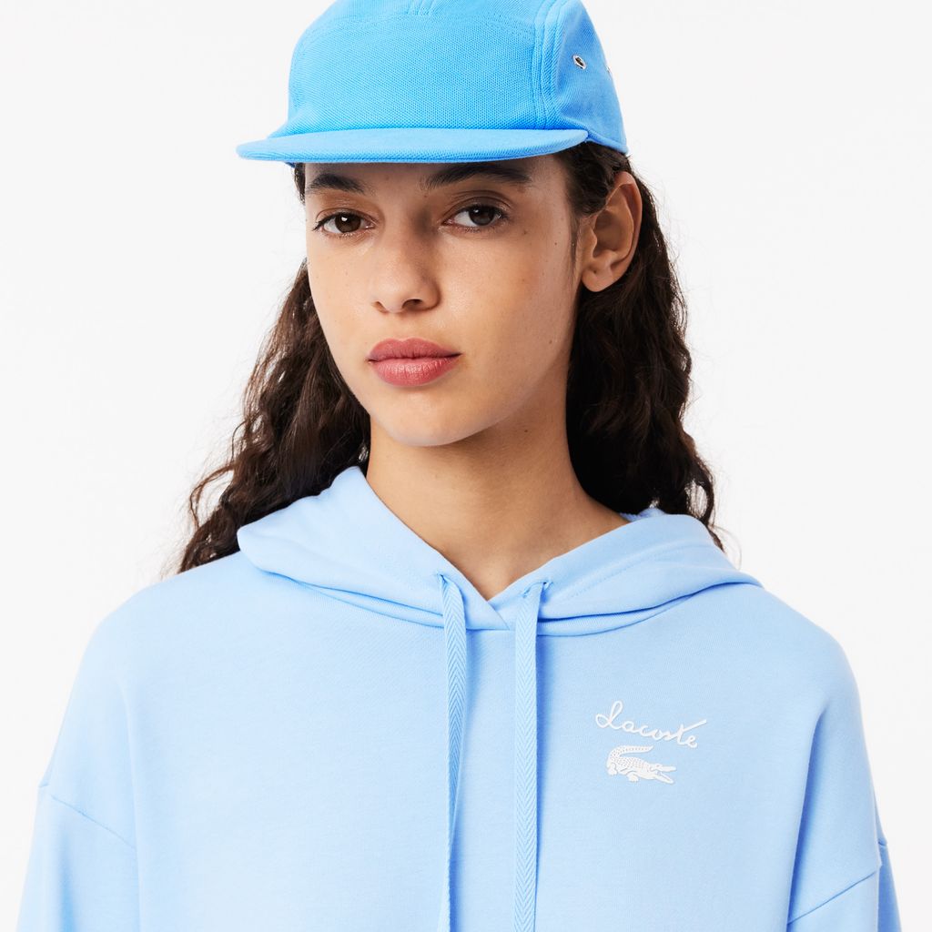 Đầm Thun Lacoste Nữ Oversize Chất Liệu Fleece