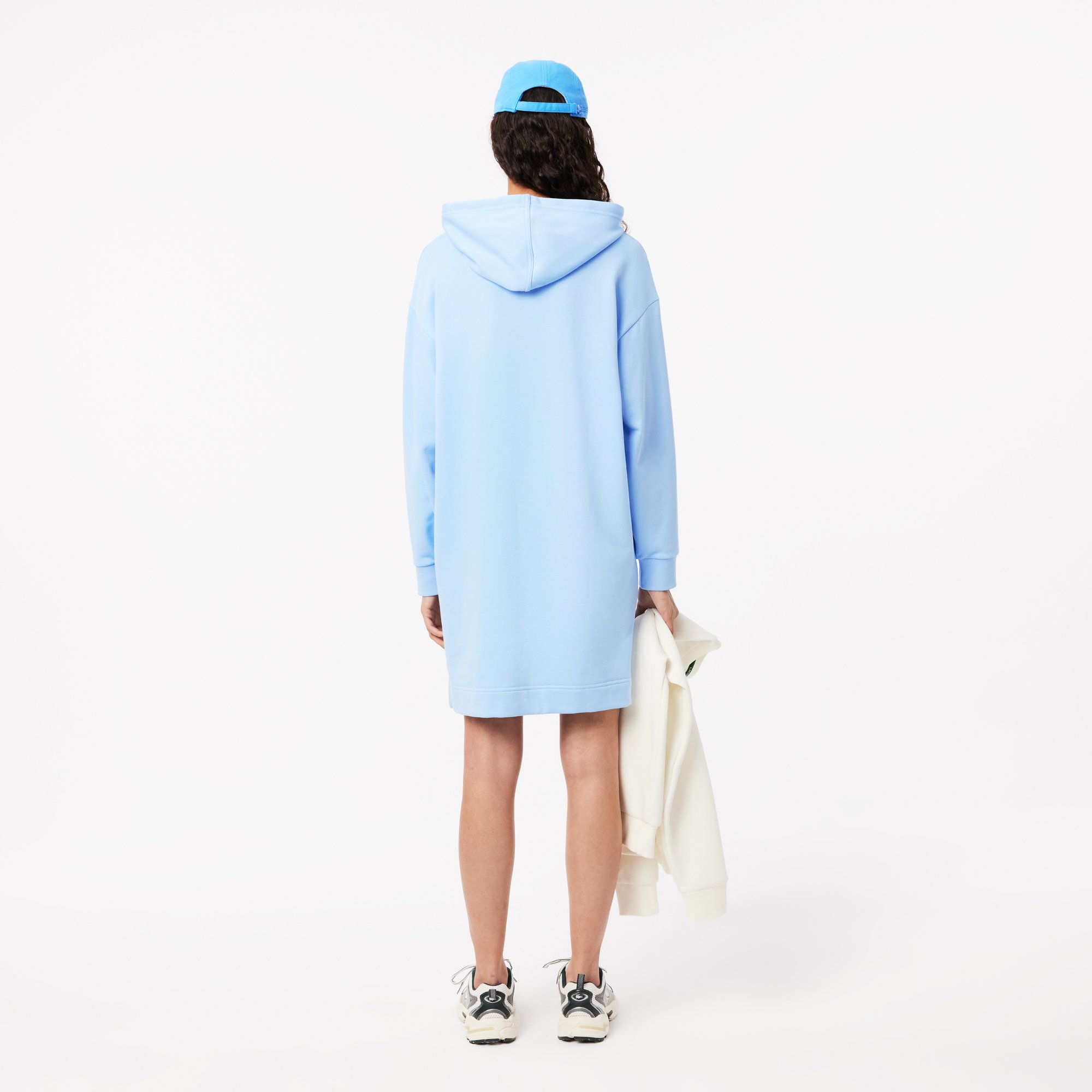 Đầm Thun Lacoste Nữ Oversize Chất Liệu Fleece