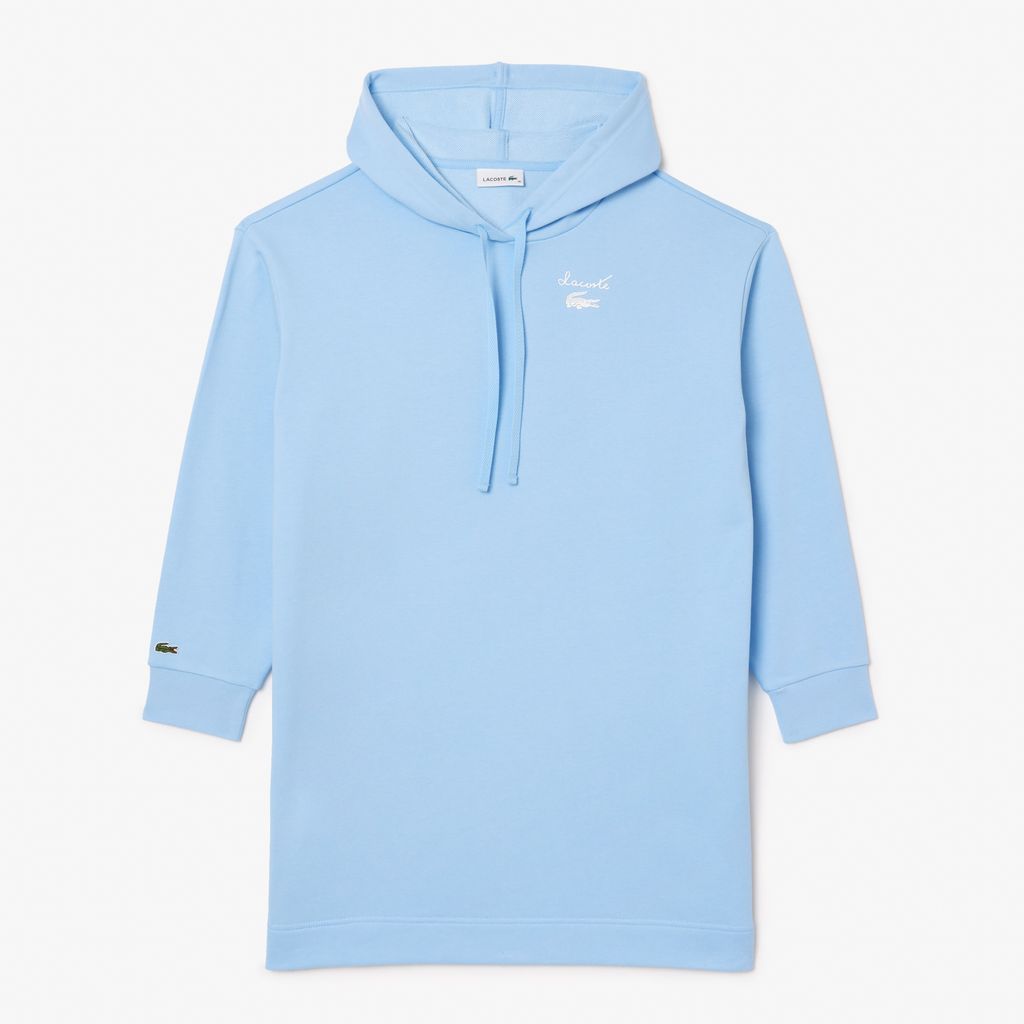 Đầm Thun Lacoste Nữ Oversize Chất Liệu Fleece