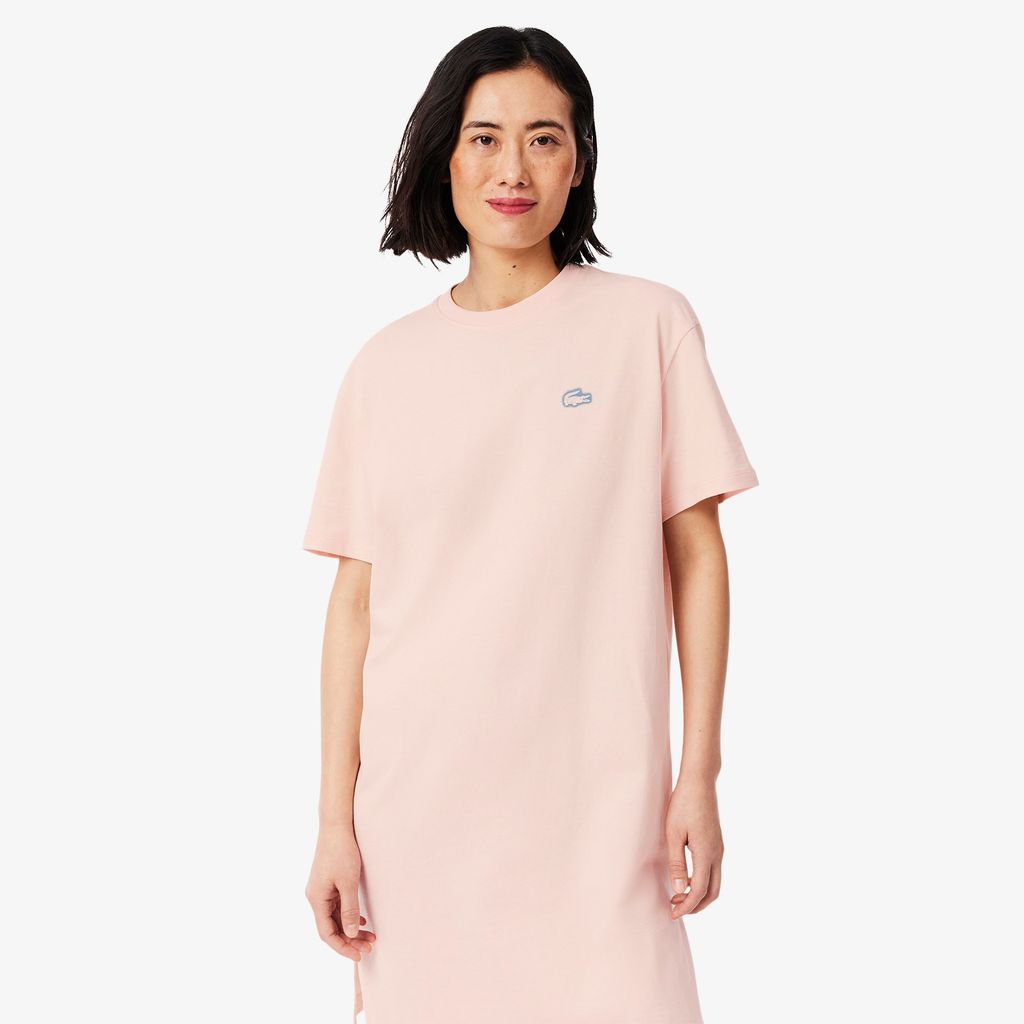 Đầm Thun Lacoste Nữ Chất Liệu Cotton Jersey Dáng Rộng