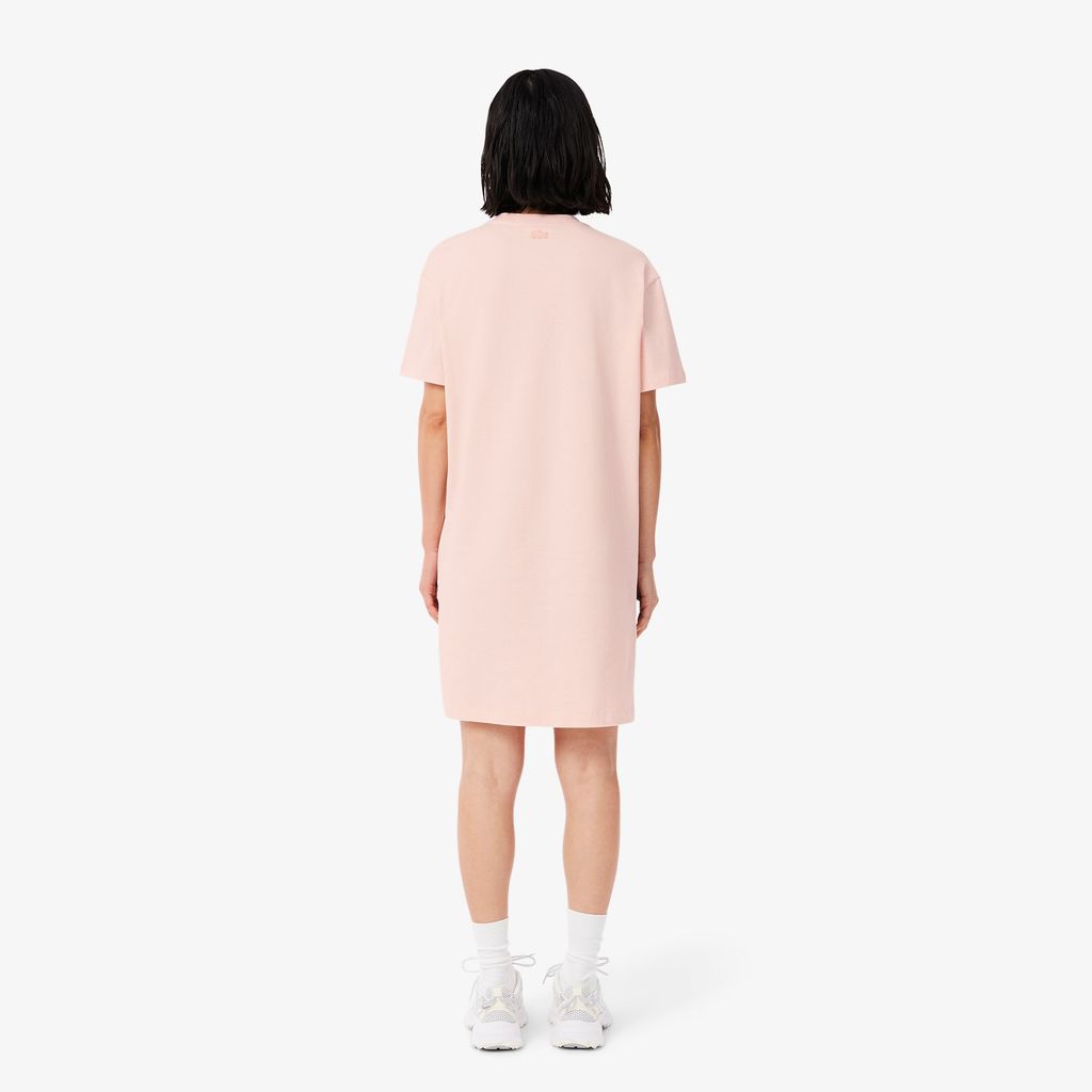Đầm Thun Lacoste Nữ Chất Liệu Cotton Jersey Dáng Rộng
