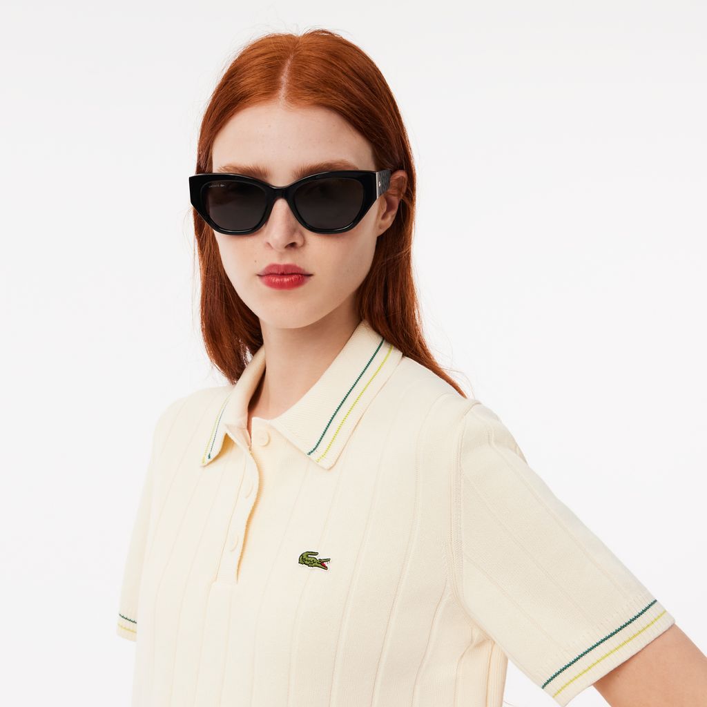 Đầm Polo Lacoste Nữ Chất Liệu Cotton Sản Xuất Tại Pháp