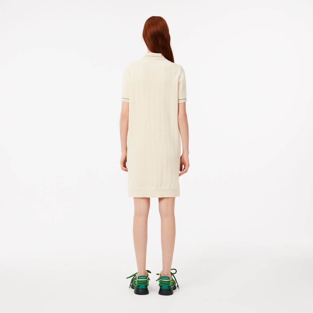 Đầm Polo Lacoste Nữ Chất Liệu Cotton Sản Xuất Tại Pháp
