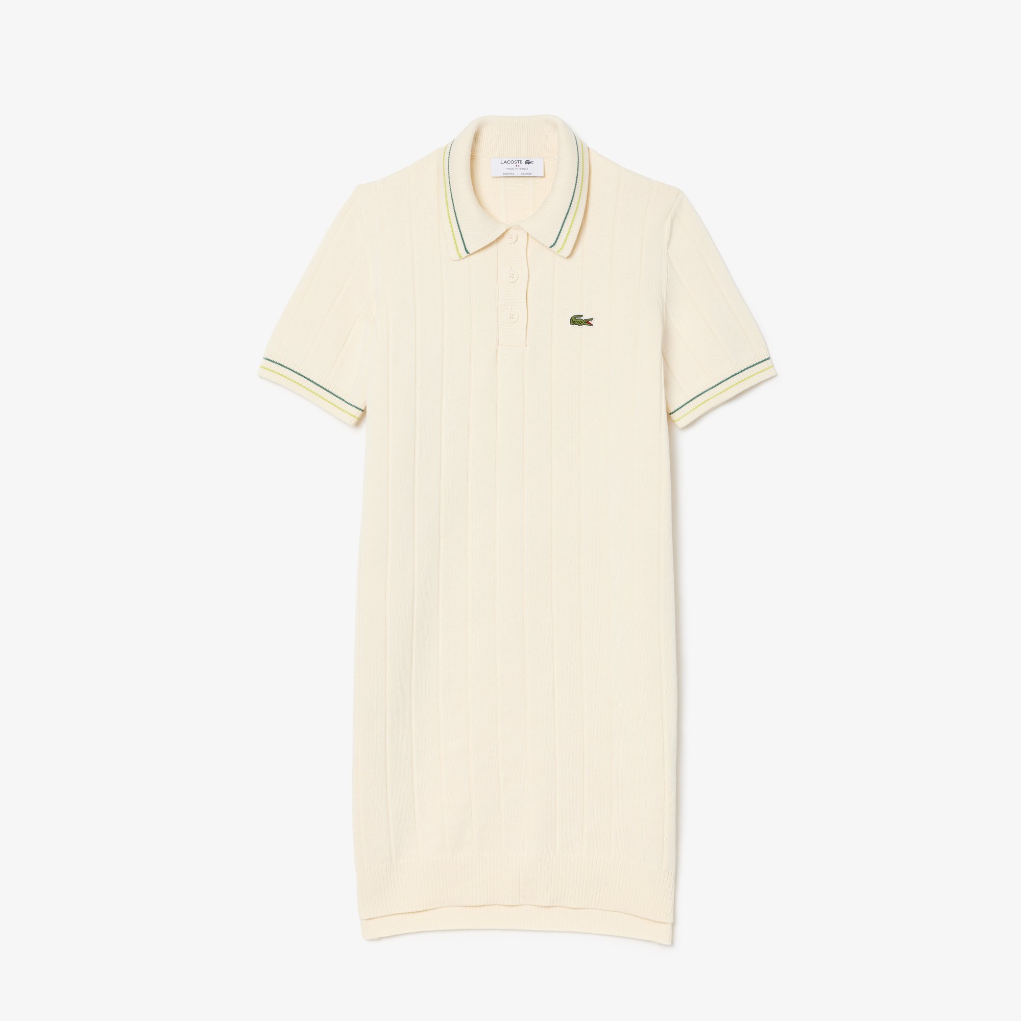 Đầm Polo Lacoste Nữ Chất Liệu Cotton Sản Xuất Tại Pháp