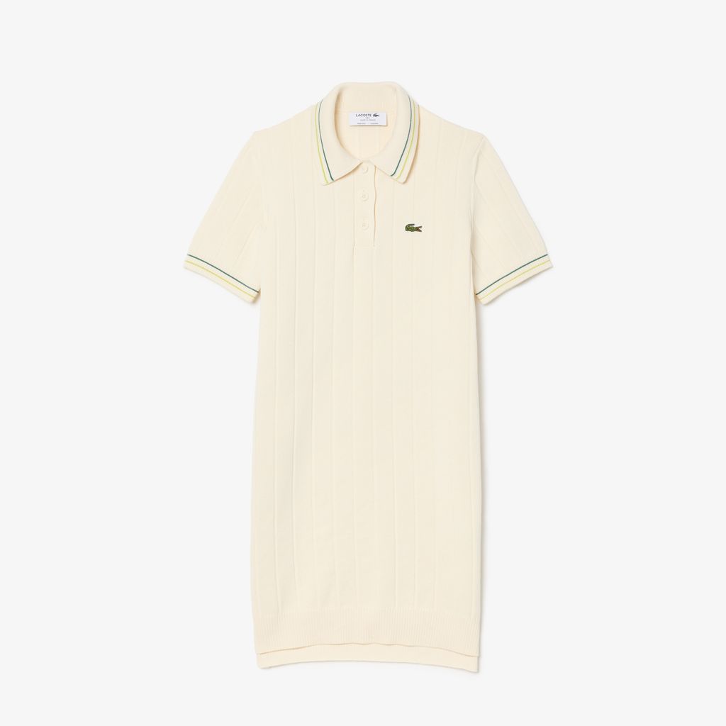 Đầm Polo Lacoste Nữ Chất Liệu Cotton Sản Xuất Tại Pháp