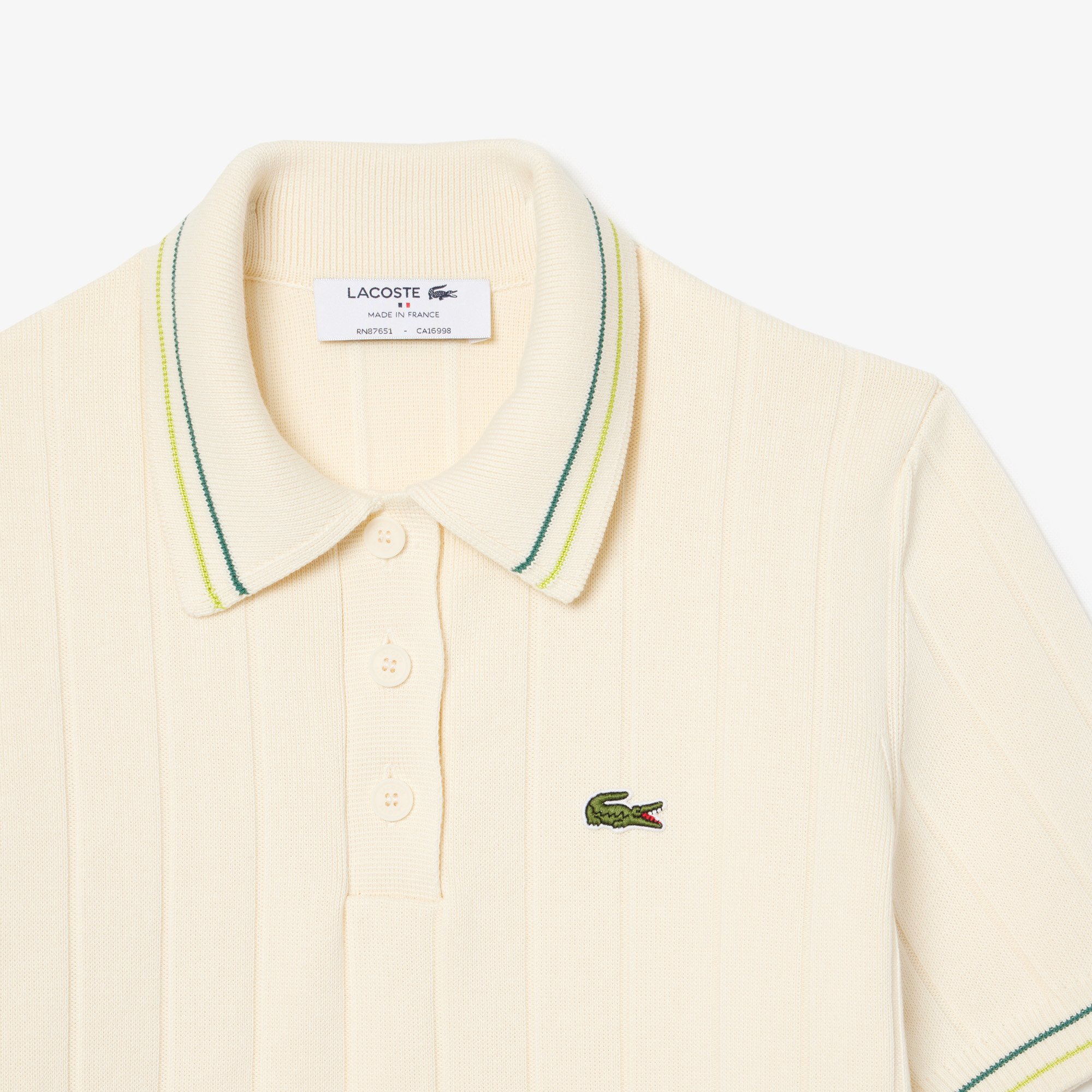 Đầm Polo Lacoste Nữ Chất Liệu Cotton Sản Xuất Tại Pháp