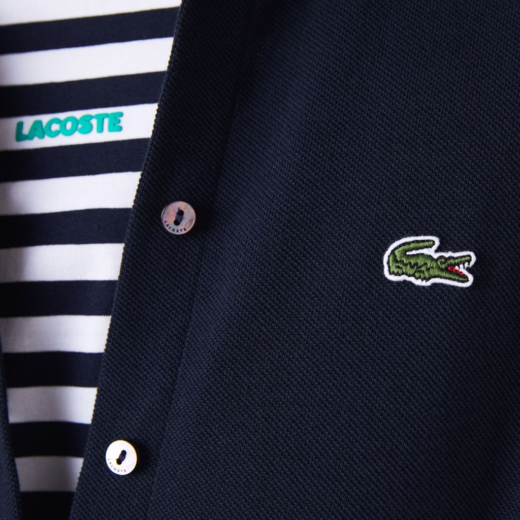 Đầm Polo Lacoste Nữ Có Đai Chất Liệu Cotton Piqué