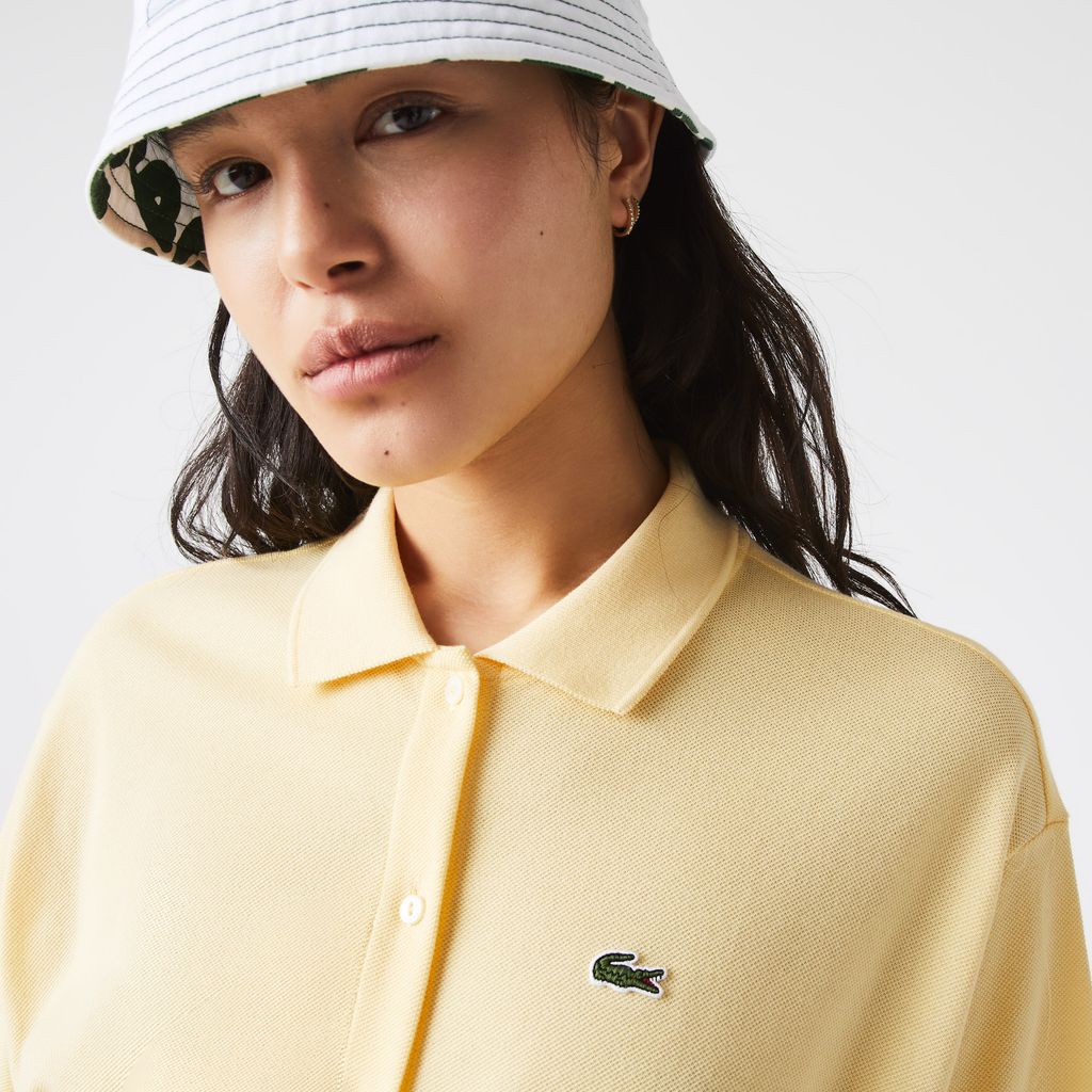 Đầm Polo Lacoste Nữ Có Đai Chất Liệu Cotton Piqué