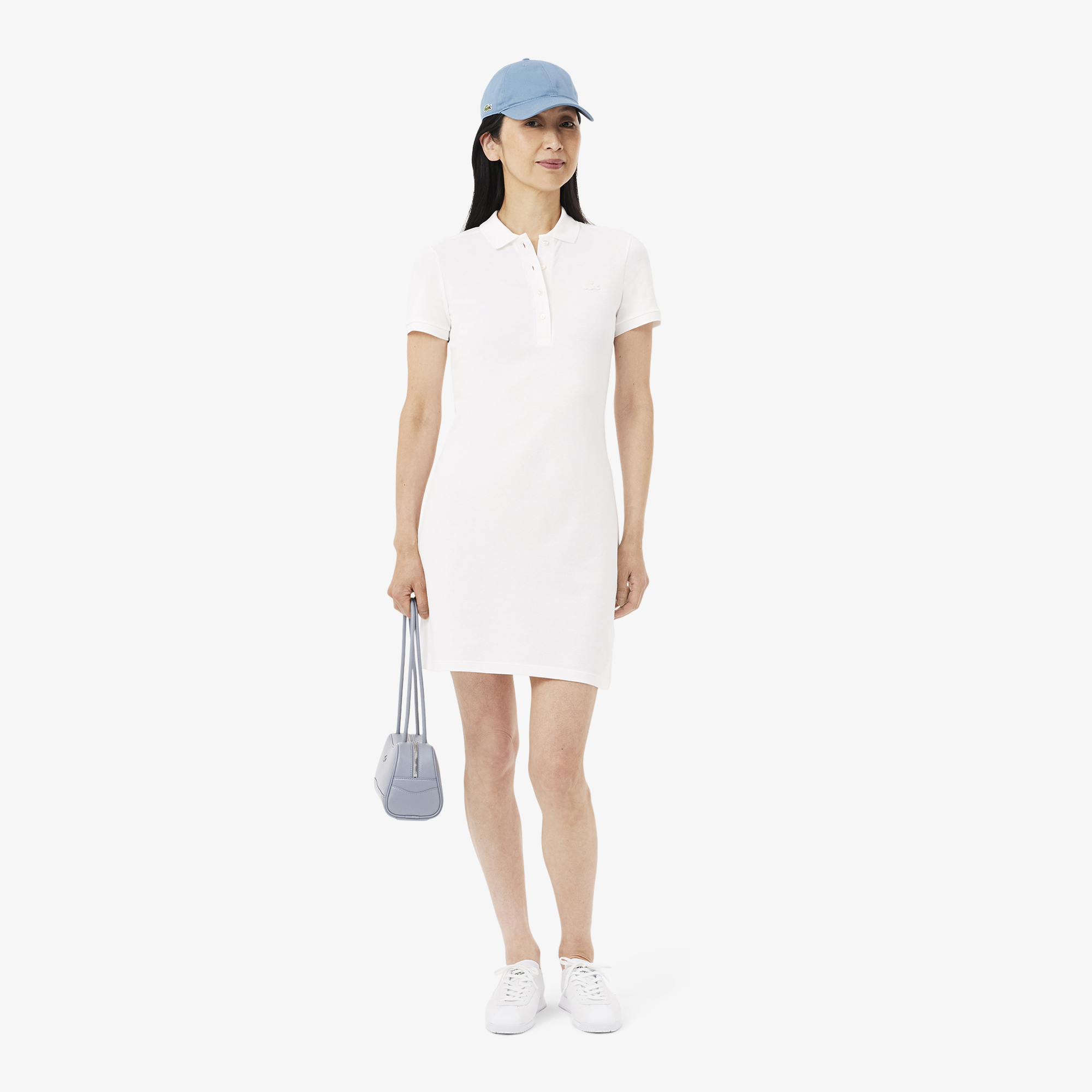 Đầm Polo Lacoste Nữ Piqué Ôm Dáng Co Dãn
