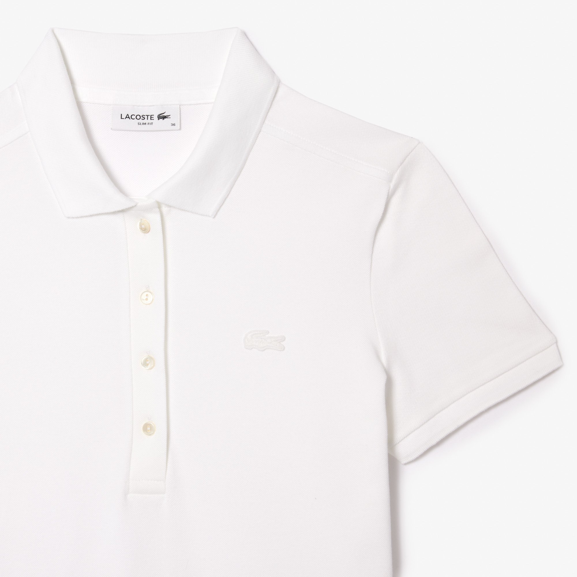 Đầm Polo Lacoste Nữ Piqué Ôm Dáng Co Dãn