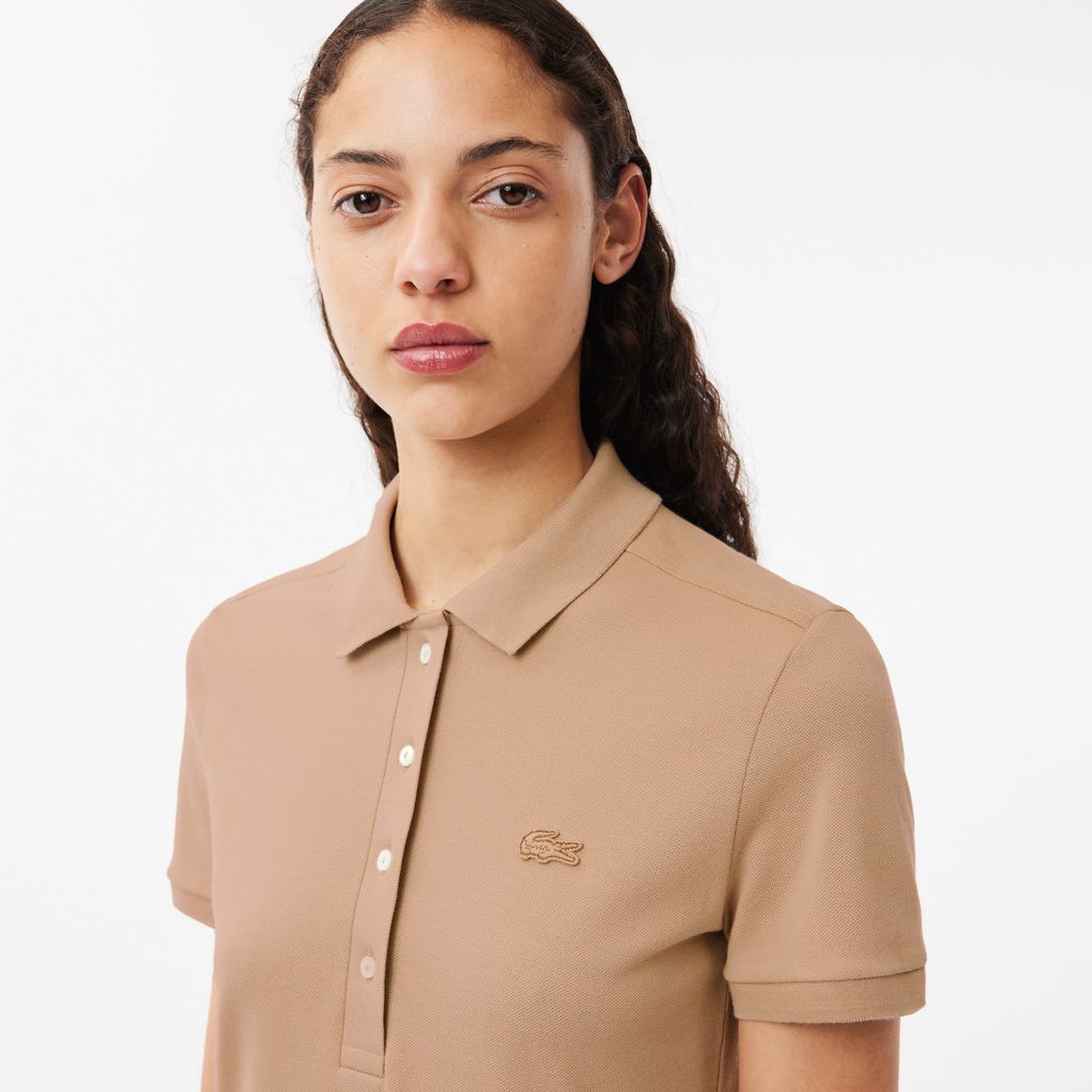 Đầm Polo Lacoste Nữ Piqué Ôm Dáng Co Dãn