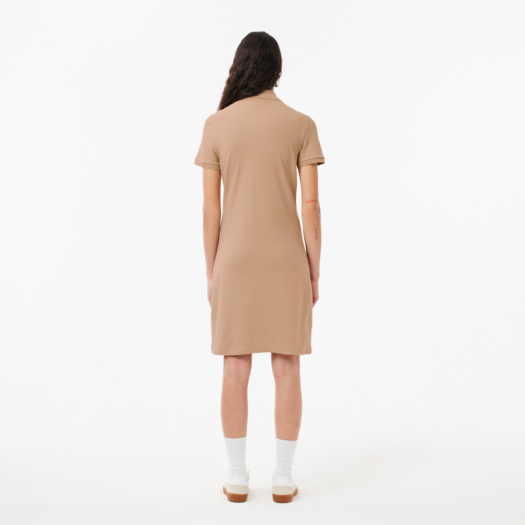 Đầm Polo Lacoste Nữ Piqué Ôm Dáng Co Dãn