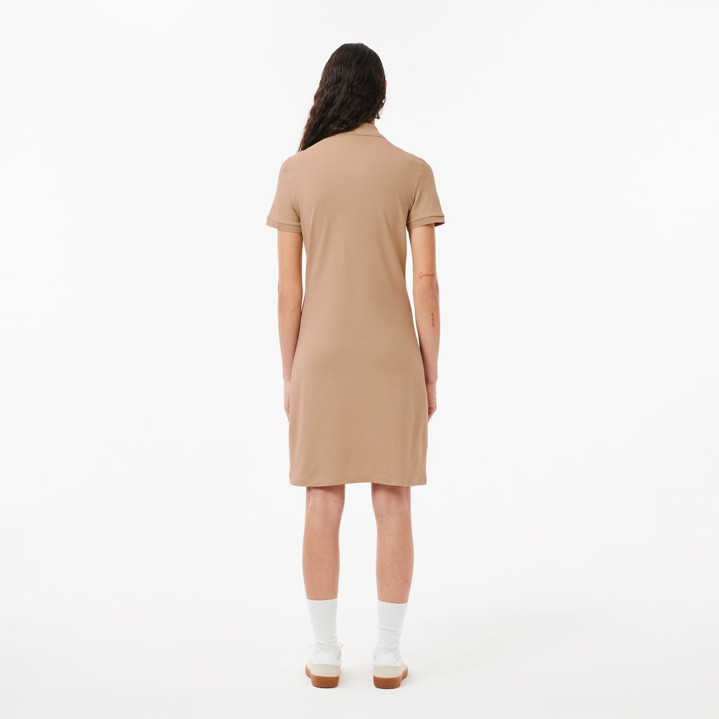 Đầm Polo Lacoste Nữ Piqué Ôm Dáng Co Dãn