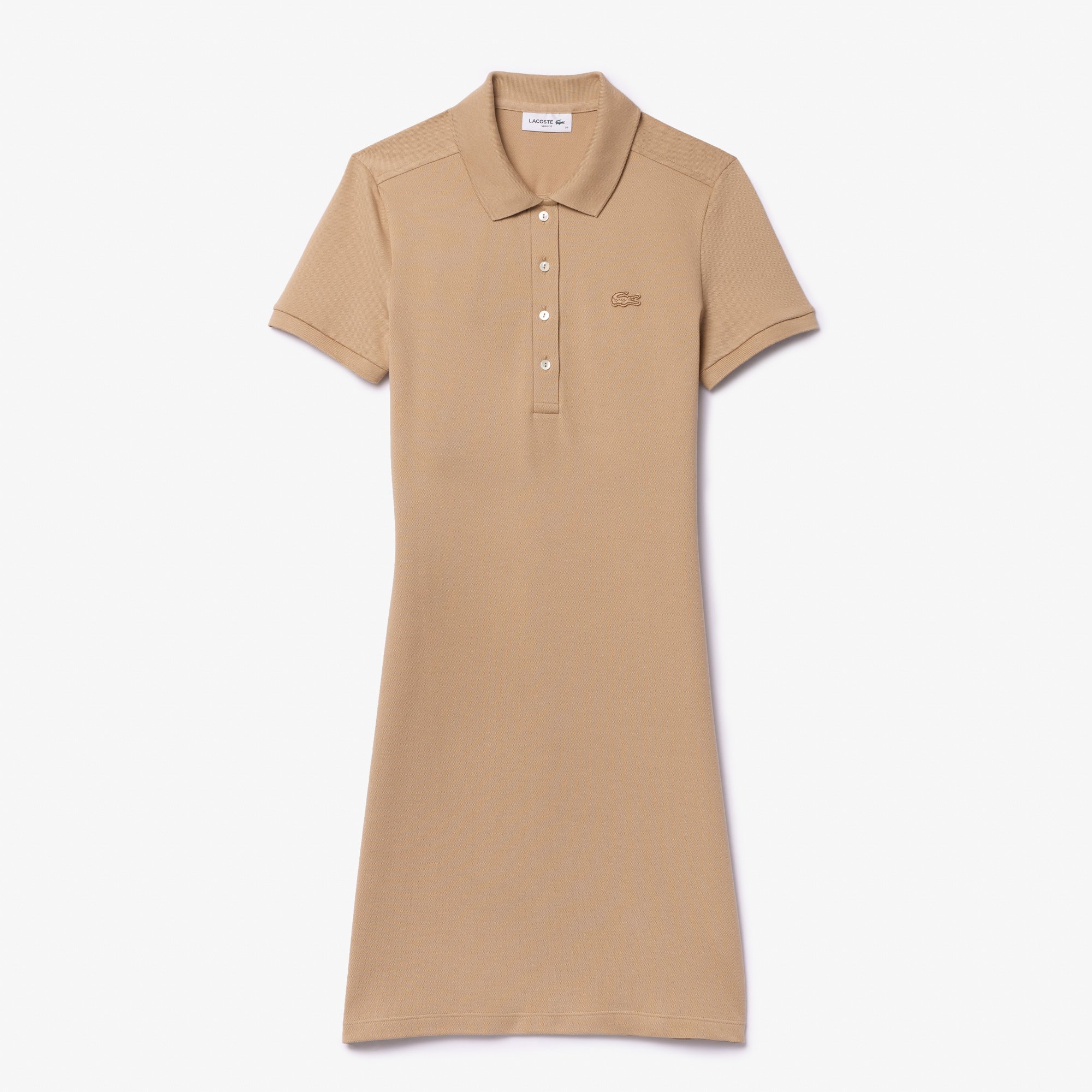 Đầm Polo Lacoste Nữ Piqué Ôm Dáng Co Dãn