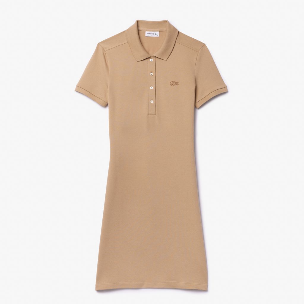 Đầm Polo Lacoste Nữ Piqué Ôm Dáng Co Dãn