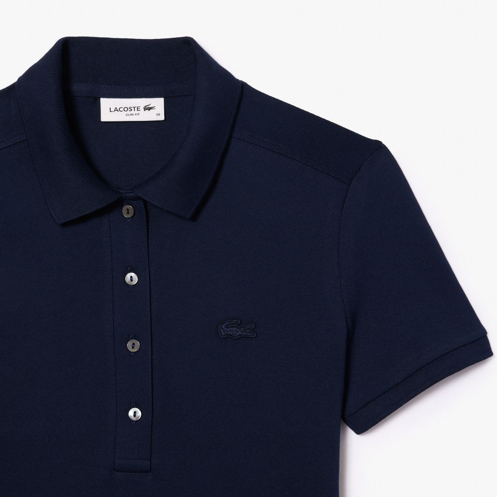 Đầm Polo Lacoste Nữ Piqué Ôm Dáng Co Dãn