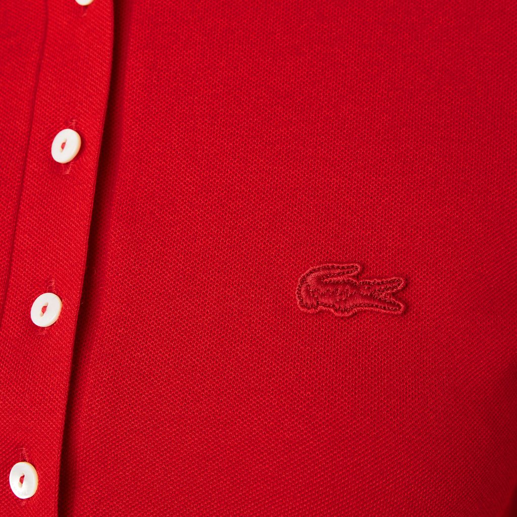 Đầm Polo Lacoste Nữ Piqué Ôm Dáng Co Dãn