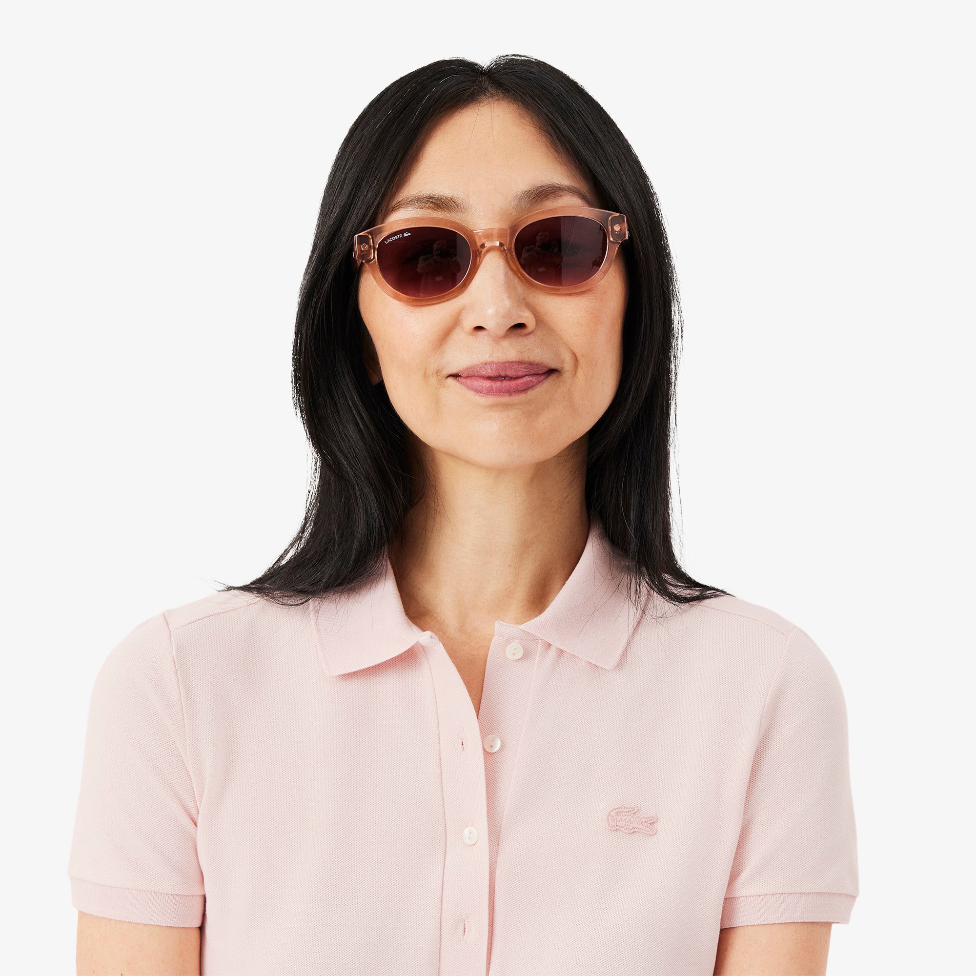 Đầm Polo Lacoste Nữ Piqué Ôm Dáng Co Dãn