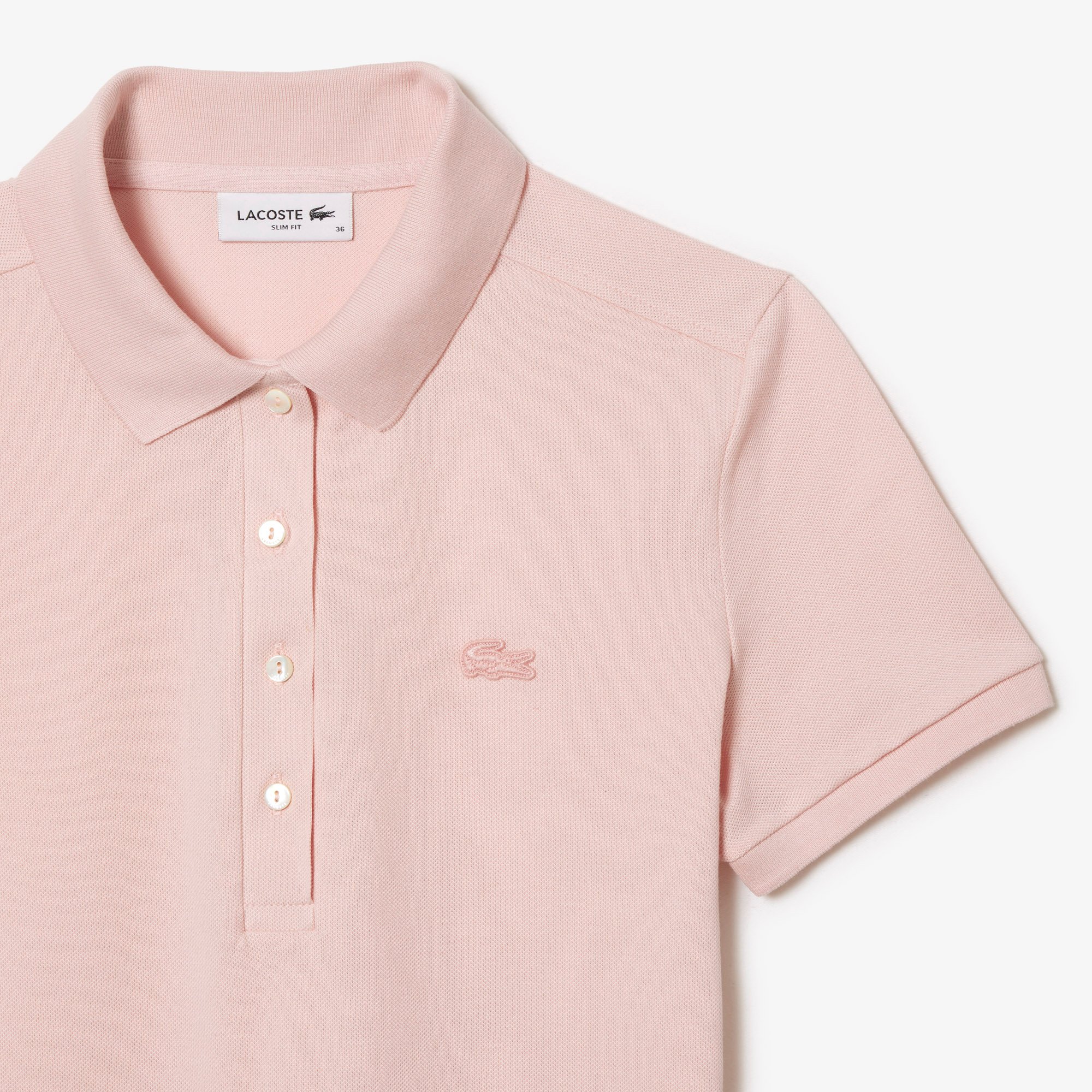 Đầm Polo Lacoste Nữ Piqué Ôm Dáng Co Dãn