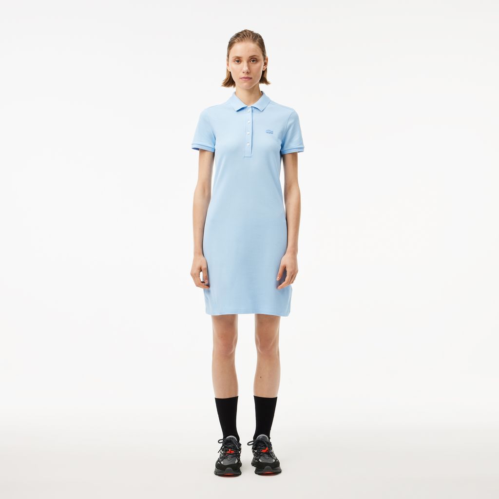 Đầm Polo Lacoste Nữ Piqué Ôm Dáng Co Dãn