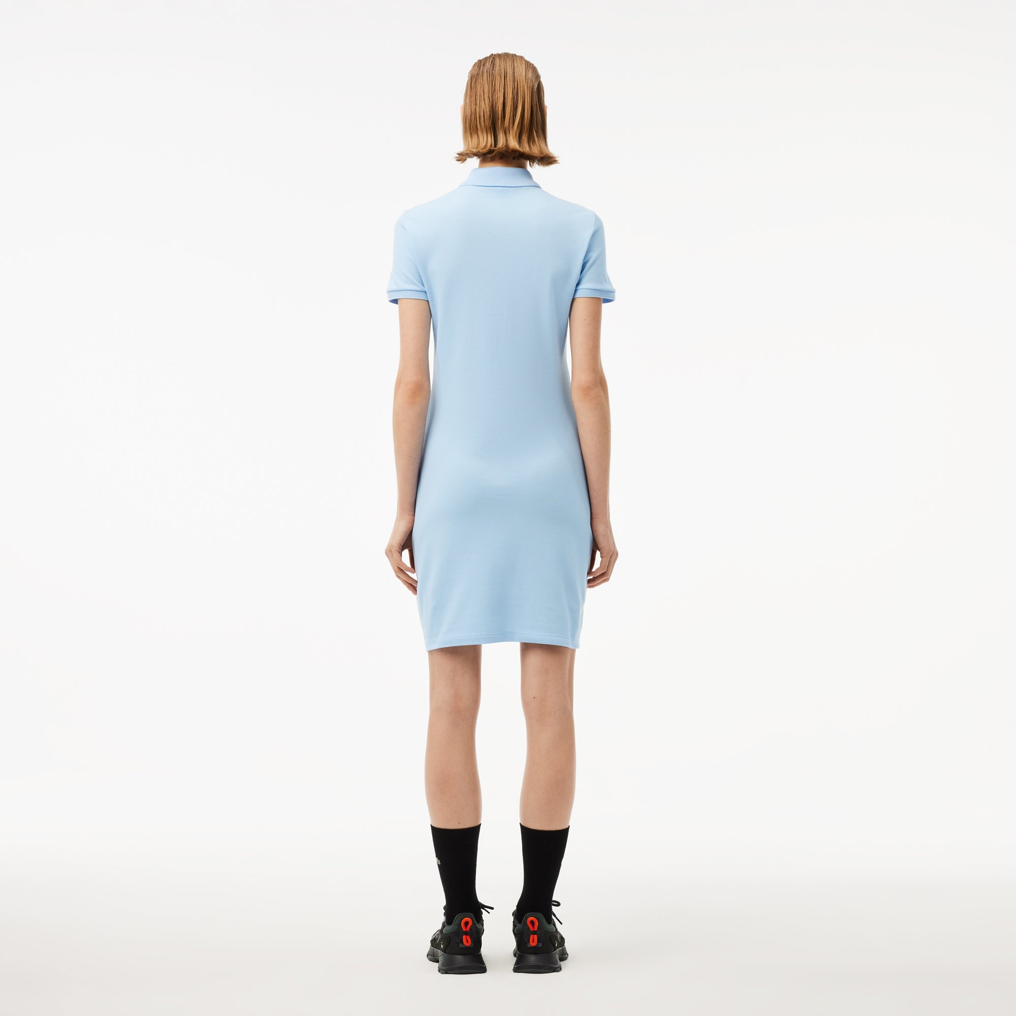 Đầm Polo Lacoste Nữ Piqué Ôm Dáng Co Dãn