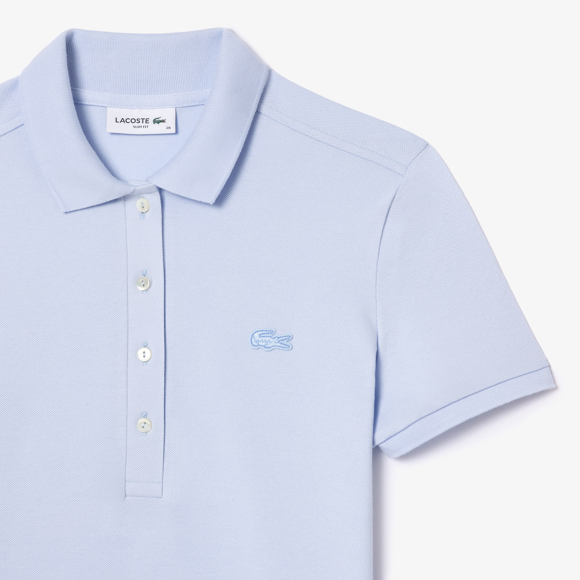Đầm Polo Lacoste Nữ Piqué Ôm Dáng Co Dãn
