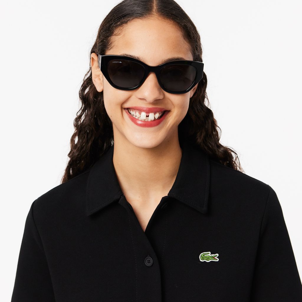 Đầm Polo Lacoste Nữ Piqué Cài Khuy Dày