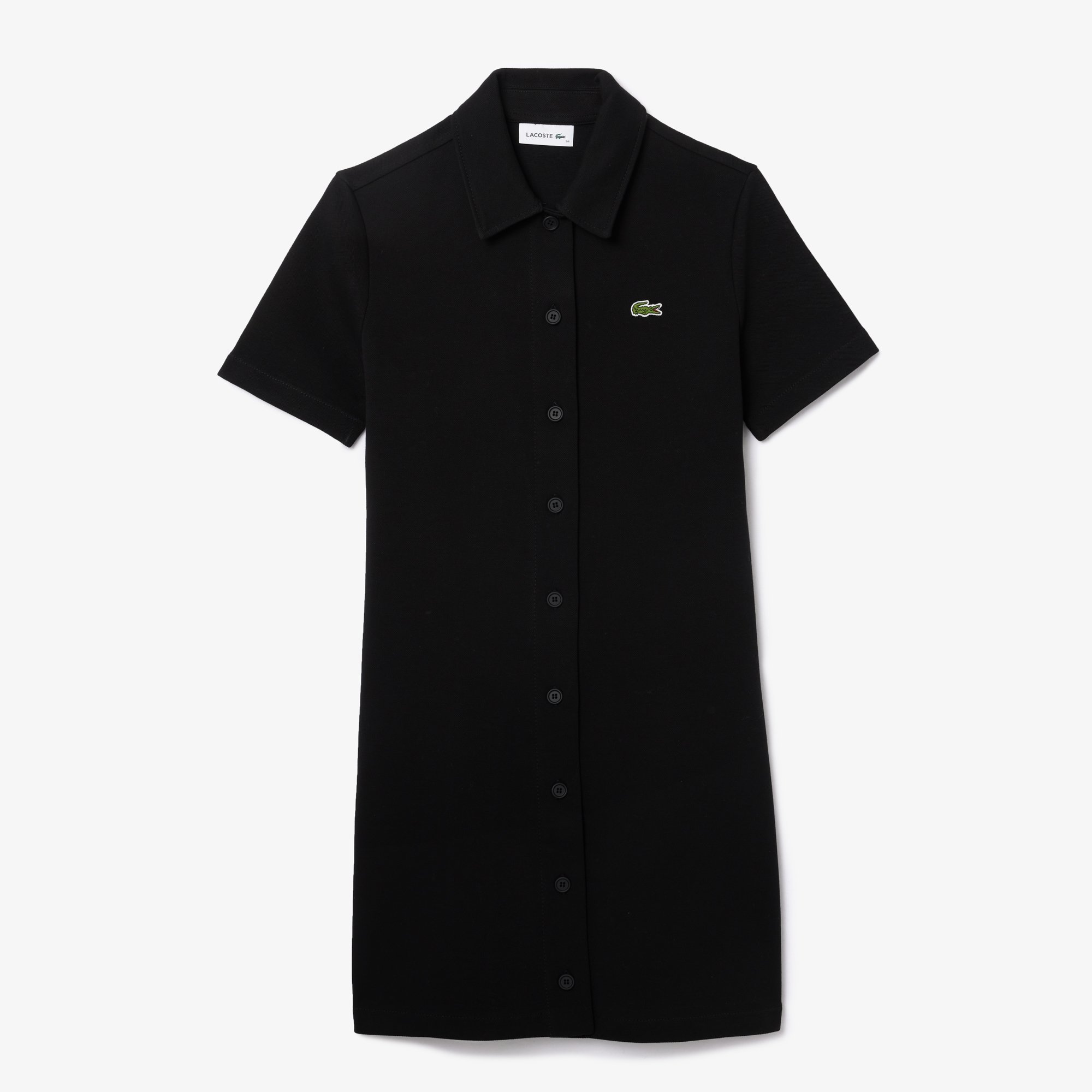 Đầm Polo Lacoste Nữ Piqué Cài Khuy Dày