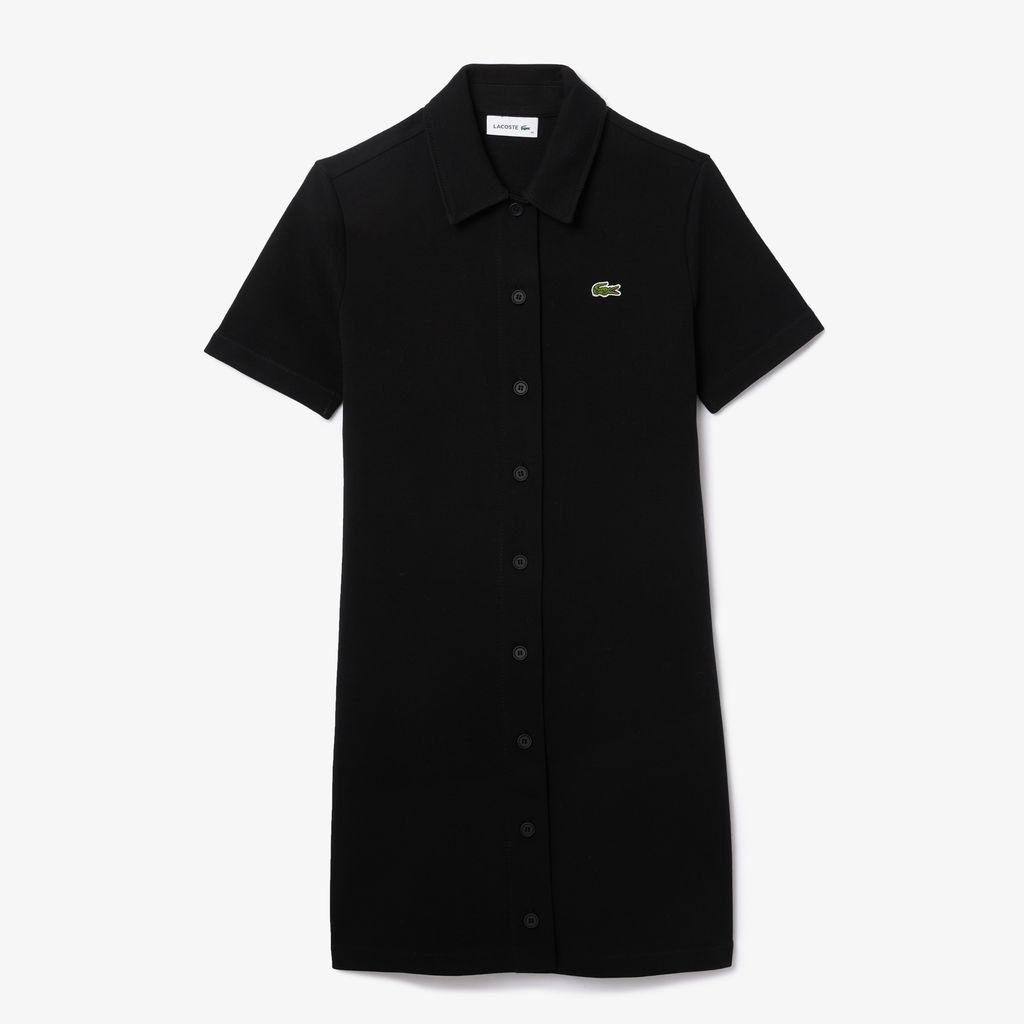 Đầm Polo Lacoste Nữ Piqué Cài Khuy Dày