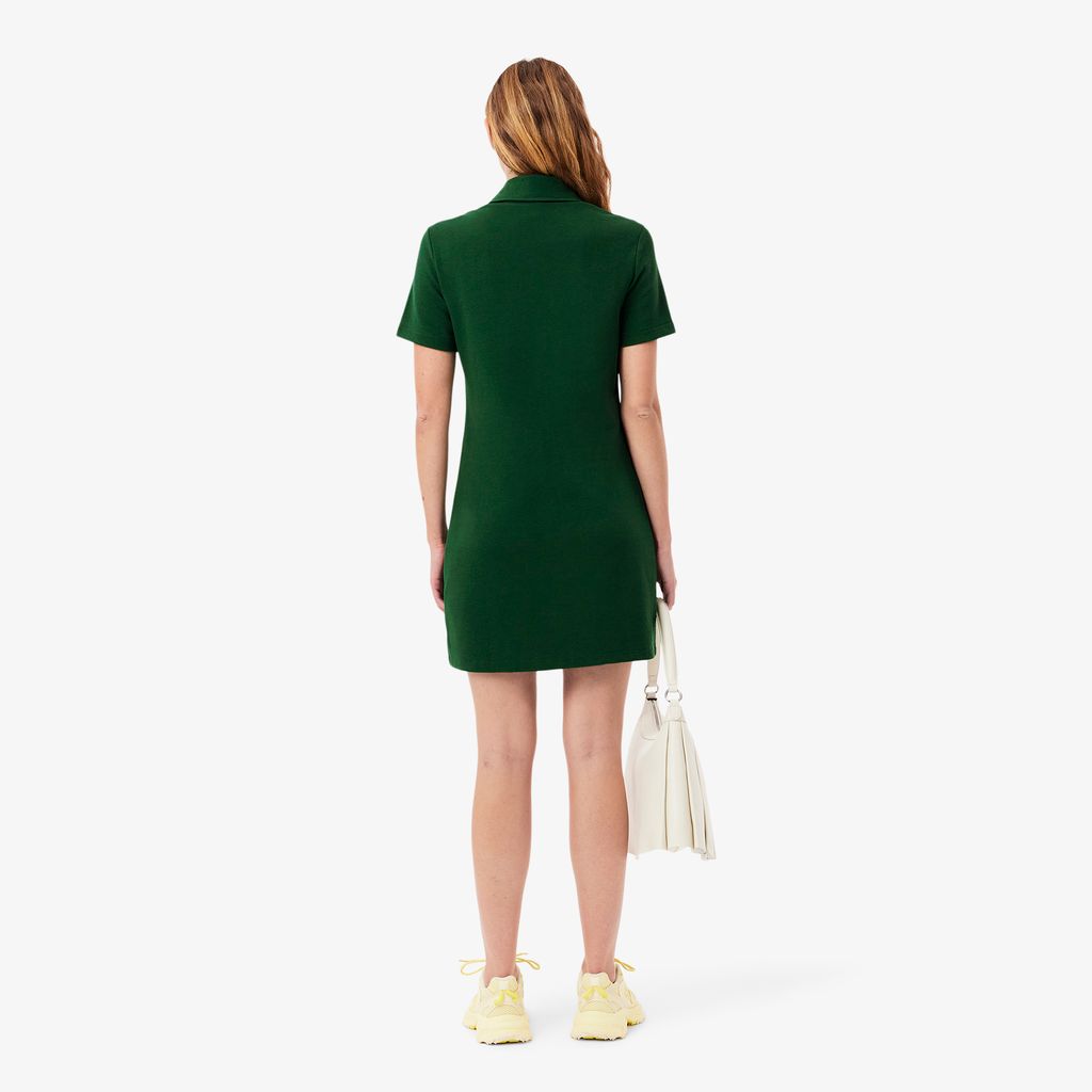 Đầm Polo Lacoste Nữ Piqué Cài Khuy Dày