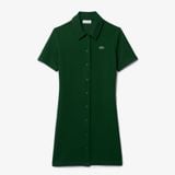 Đầm Polo Lacoste Nữ Piqué Cài Khuy Dày
