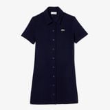 Đầm Polo Lacoste Nữ Piqué Cài Khuy Dày
