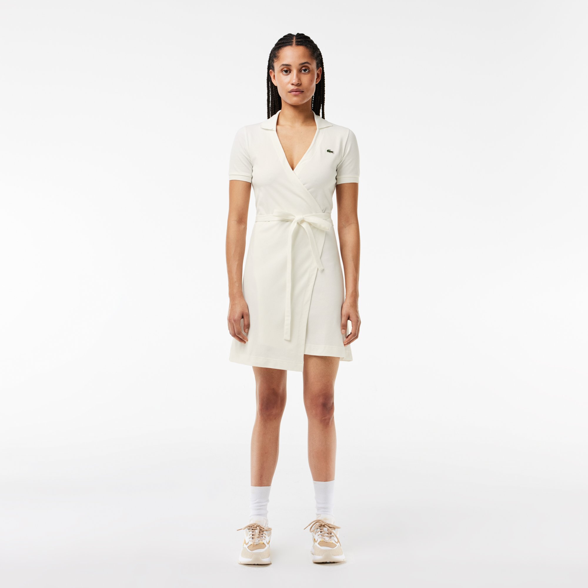 Đầm Lacoste Nữ Piqué Mini Chất Liệu Co Giãn