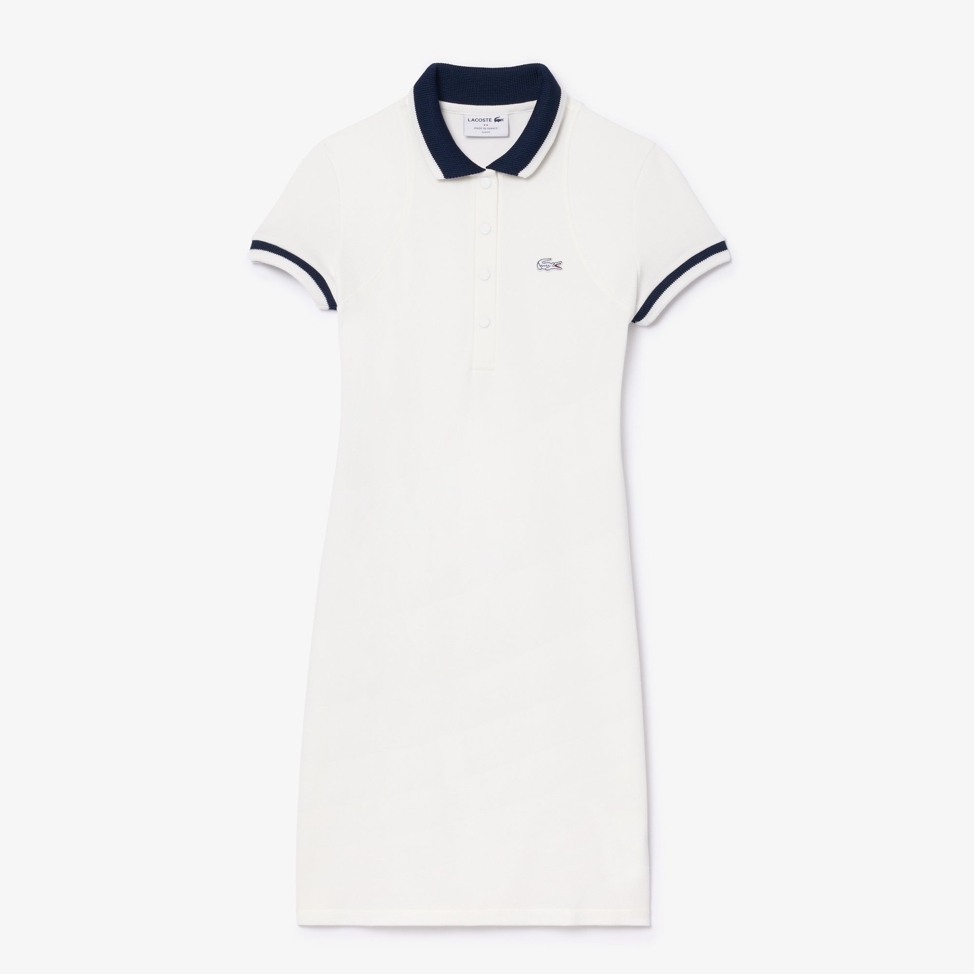 Đầm Lacoste Nữ Piqué Ôm Dáng Sản Xuất Tại Pháp Co Giãn