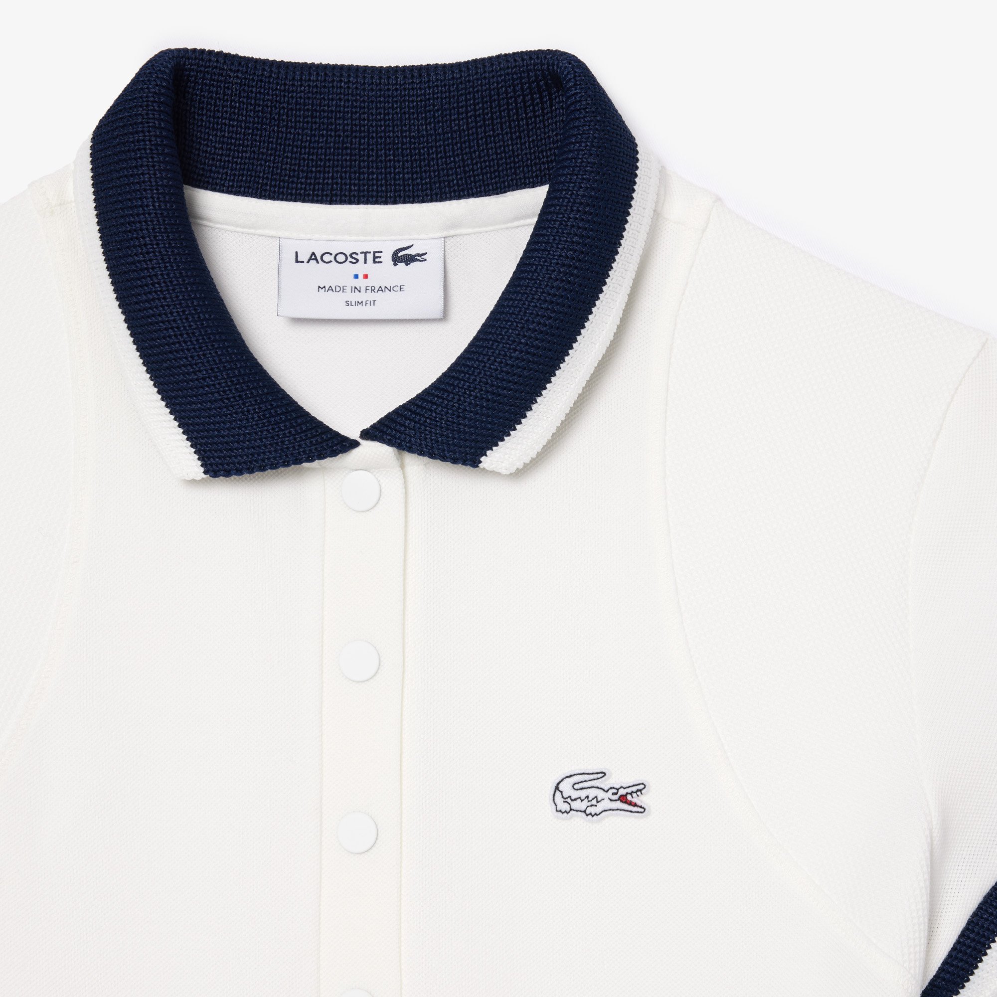 Đầm Lacoste Nữ Piqué Ôm Dáng Sản Xuất Tại Pháp Co Giãn